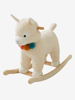 Speelgoed-Lama met schommel