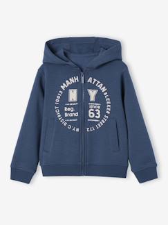 -Ritssweater mt capuchon sport BASICS jongens