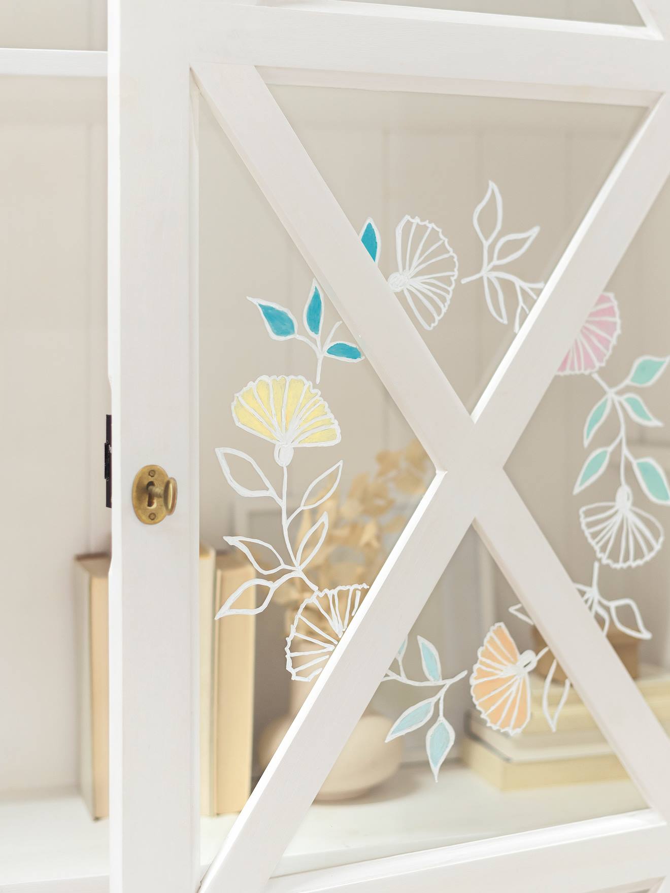 Sjablonen voor ramen met krijtmarkers BLOOM & GROW Premium folia meerkleurig afbeelding