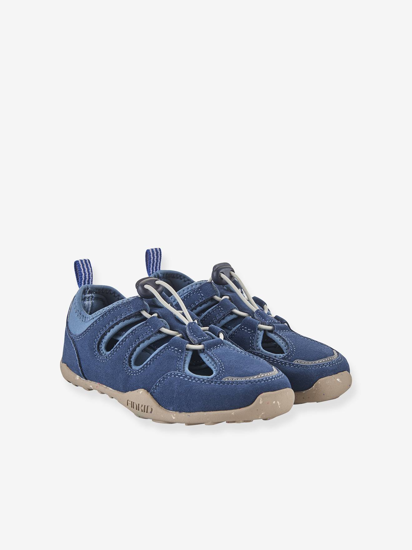 Barefoot zomerschoenen voor meisjes SANKARI FINKID jeansblauw afbeelding