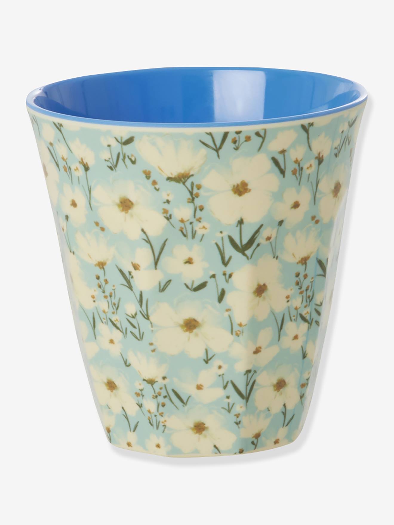 Medium melamine mok SUMMER BLOOM rice 250 ml hemelsblauw