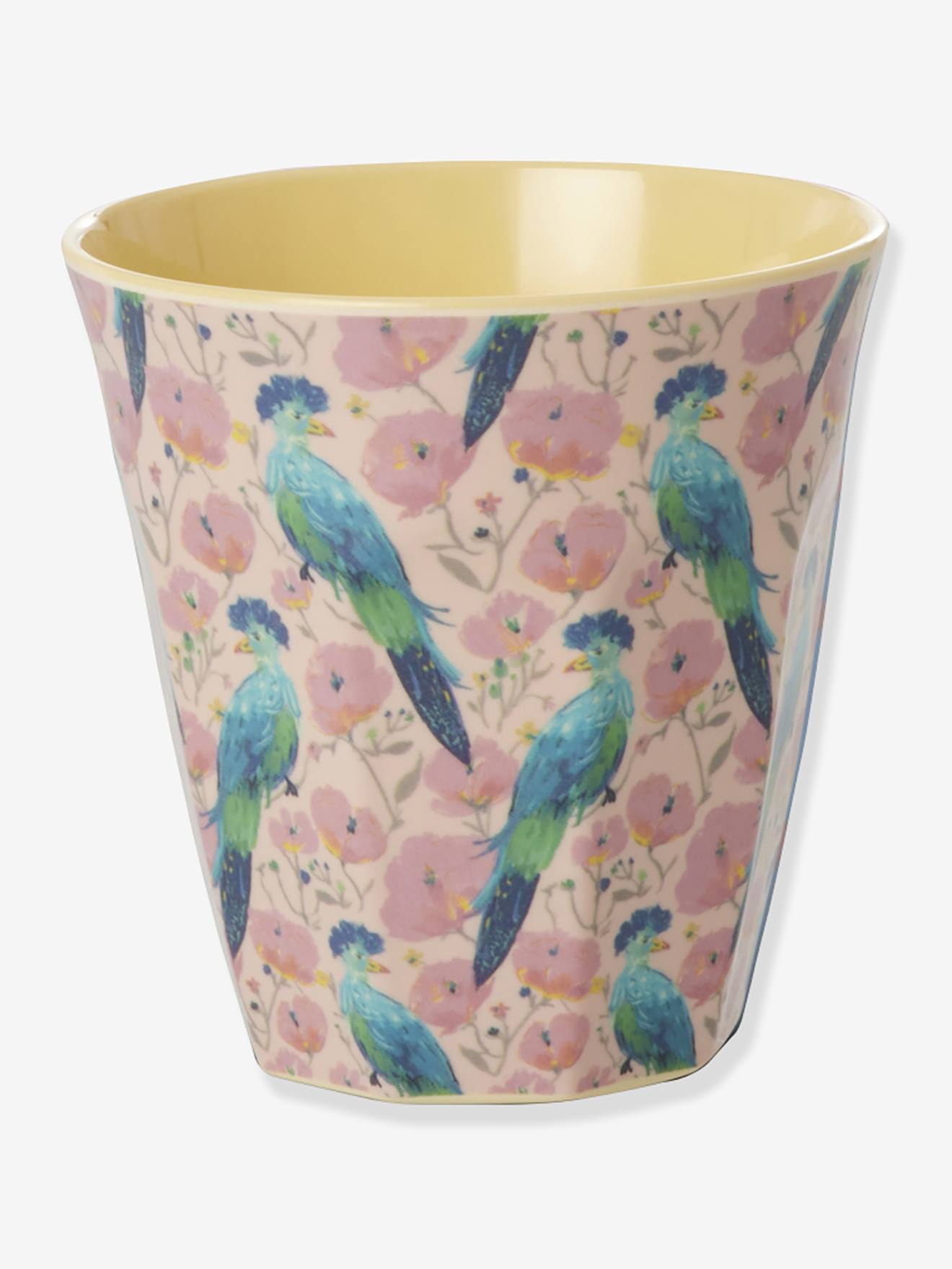 Medium melamine mok EXOTIC BIRD rice 250 ml rozen