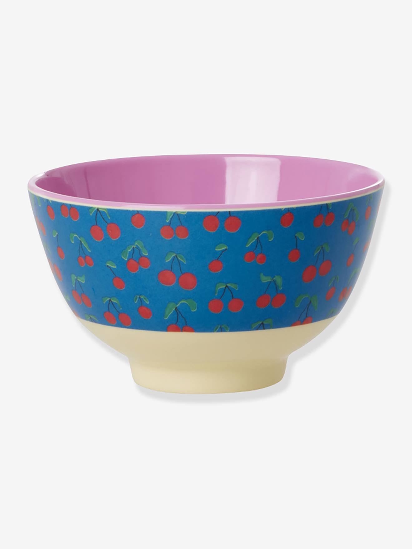 Kleine melamine kom CHERRY LOVE rice 300 ml felblauw
