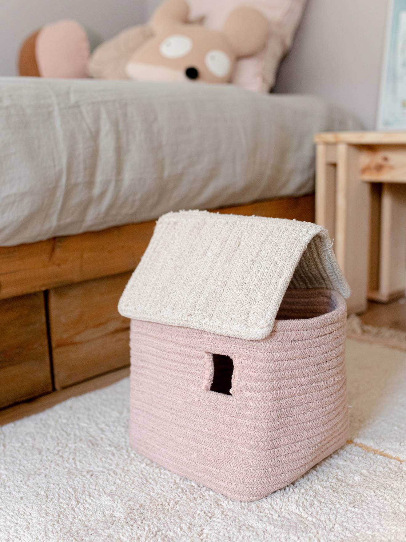 Opbergmand House LORENA CANALS beige afbeelding
