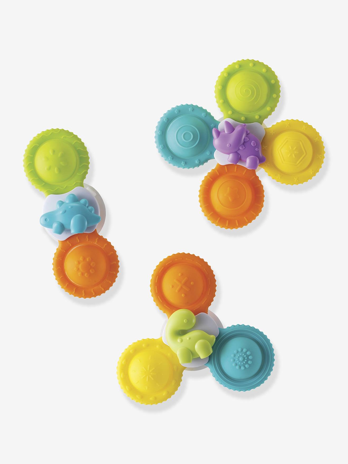 INFANTINO siliconen "spinners" set meerkleurig afbeelding