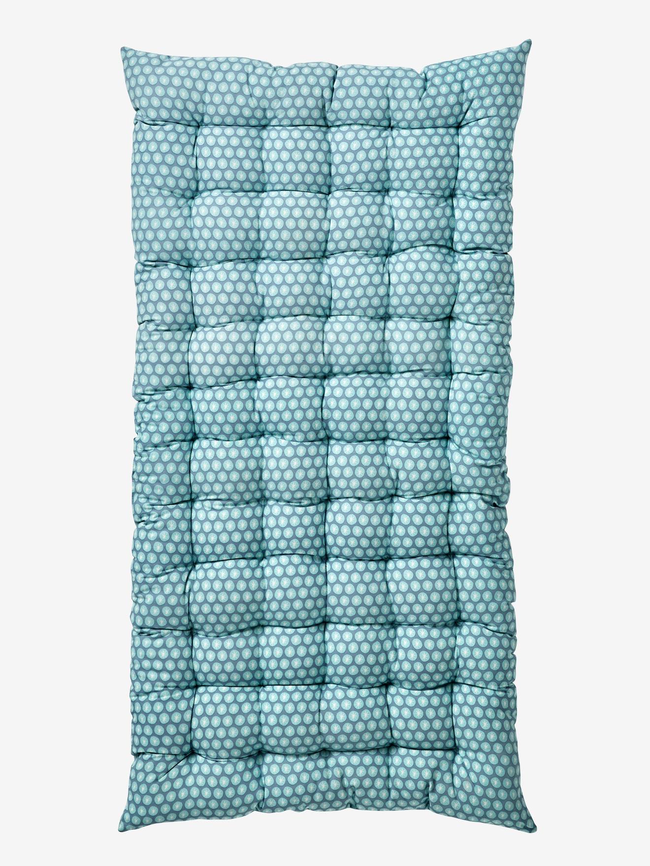 Vloermatras blauw/groen