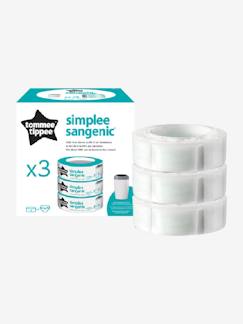 Verzorging-Set van 3 navullingen voor luieremmer Simplee Tommee tippee SANGENIC