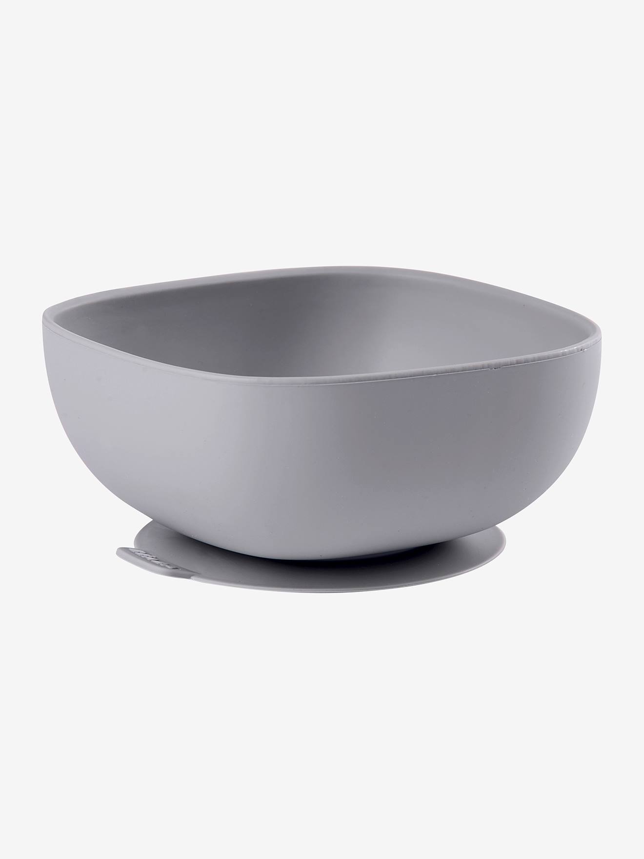 Silicone kom met zuignap BEABA grijs