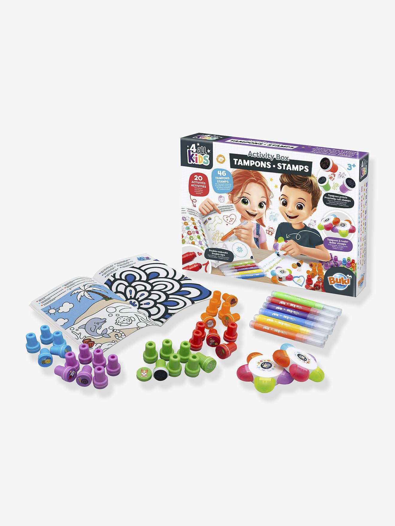 Activity Box Tampons wit afbeelding