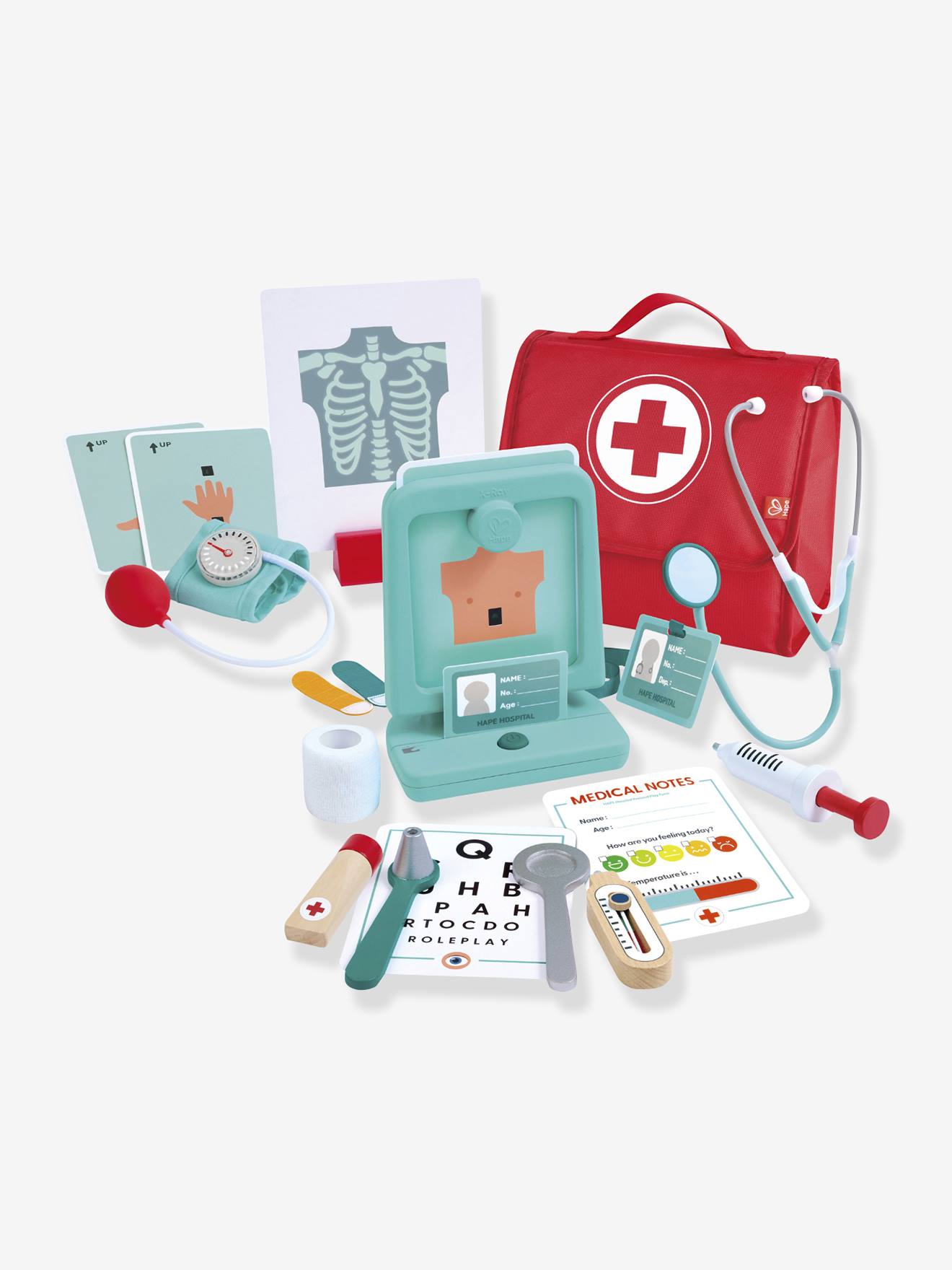 HAPE kleine dokter set wit afbeelding