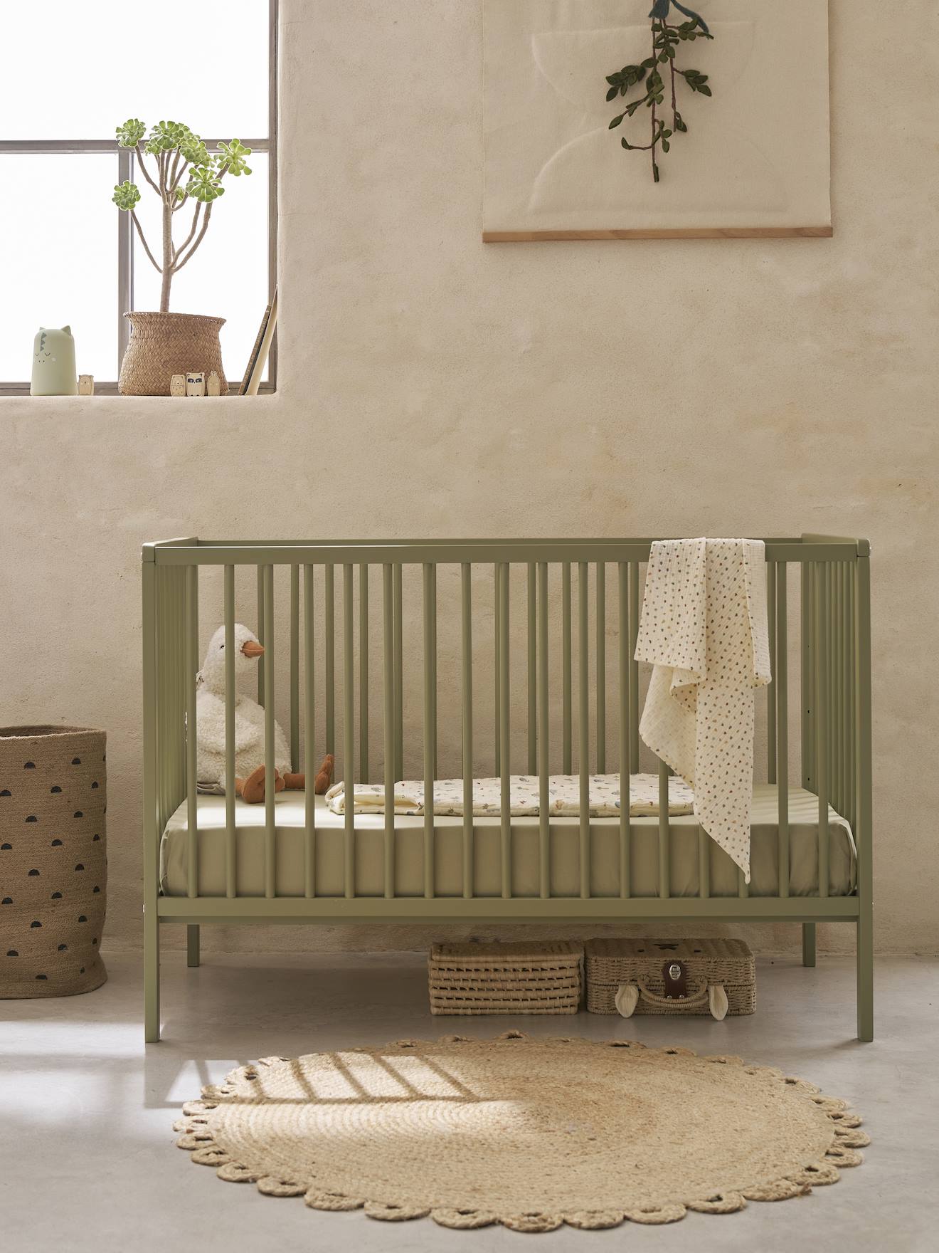 Cocoon babybed groen afbeelding