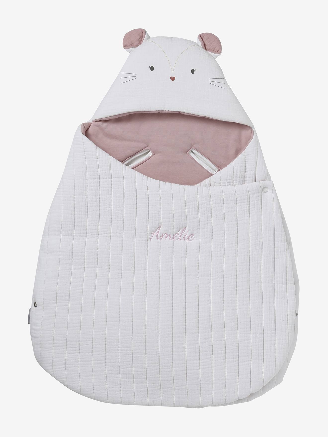 Katoengaas engelennestje dat kan worden omgevormd ecru