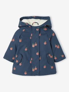 Baby-Mantels, combipakje, engelennestje-Mantels-Regenjas met capuchon voor babymeisjes met bloemenprint en voering