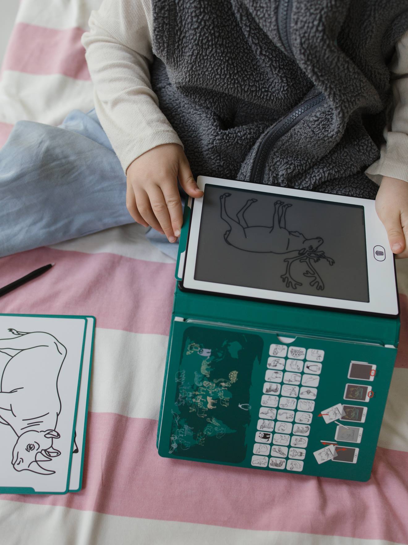 Kidydraw mini KIDYWOLF saliegroen