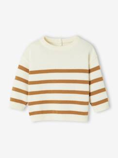 Gestreept baby trui van tricot  - vertbaudet enfant