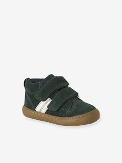 Schoenen-Baby schoenen 17-26-Loopt jongen 19-26-Baskets Mid gevoerd met klittenband leer baby