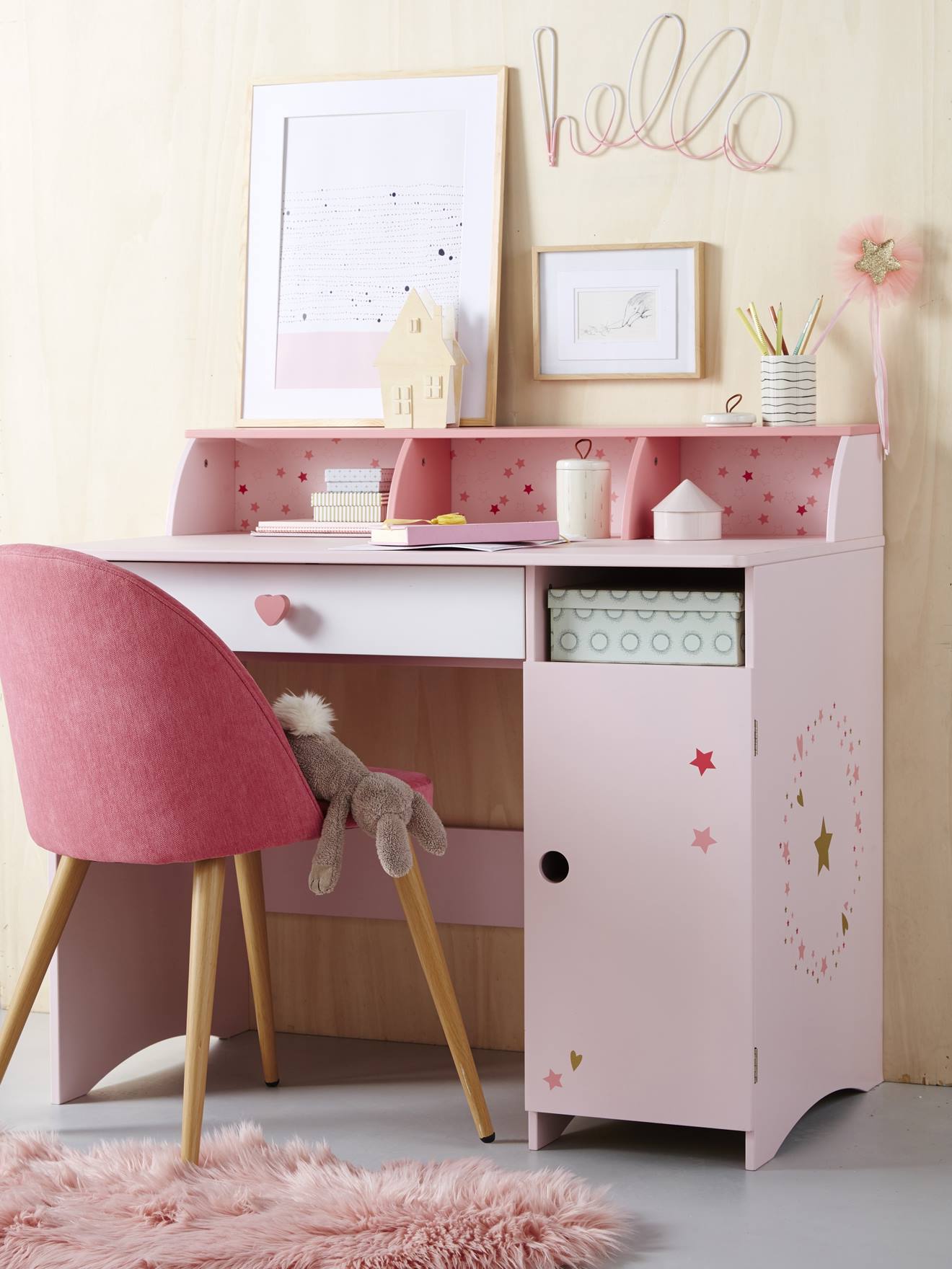 Bureau primaire FEERIE LIJN roze