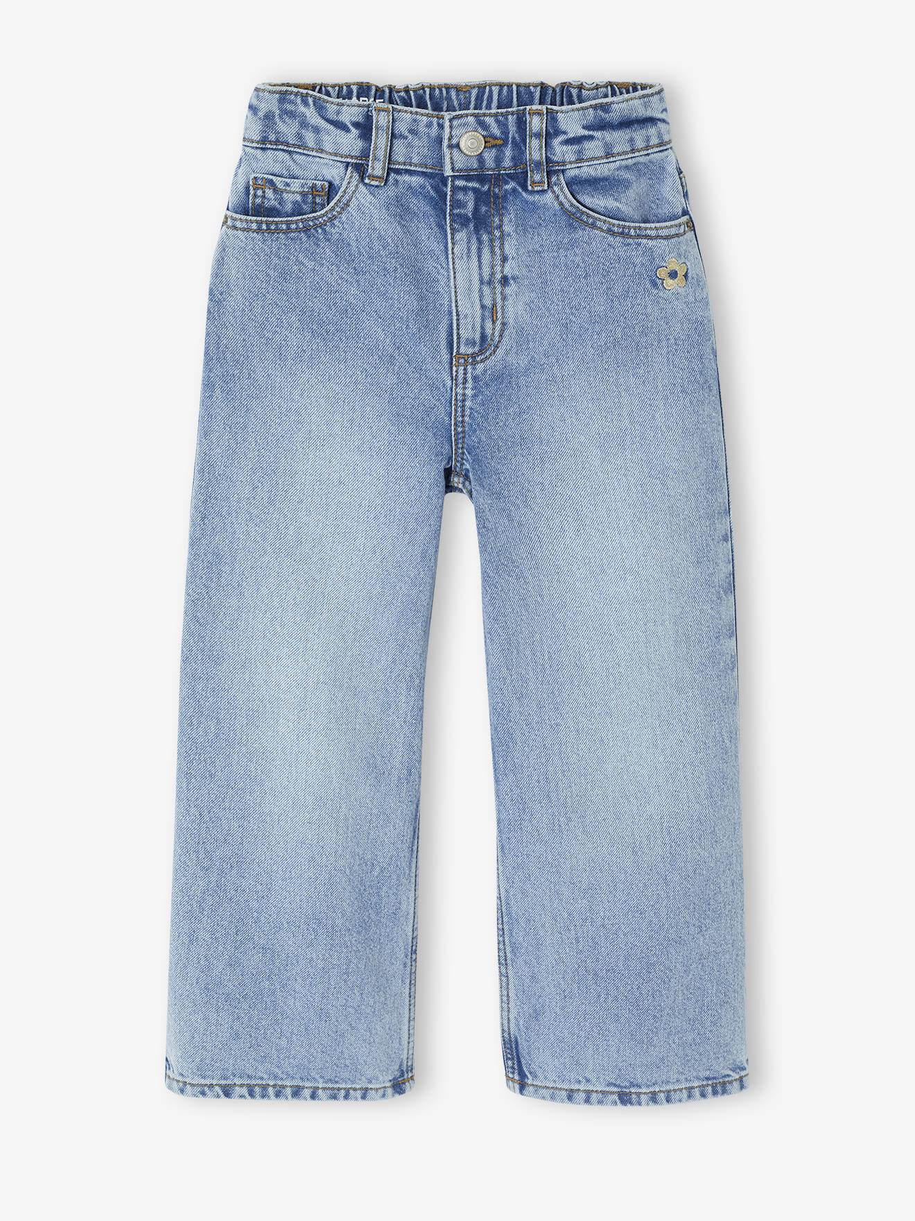 Wijde meisjesjeans stone afbeelding