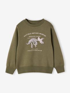 Jongens-Sweater met ronde hals en geplaatste print voor jongens
