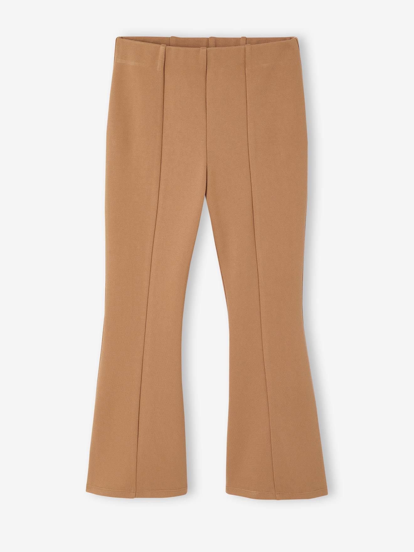 Flared meisjeslegging kameel afbeelding