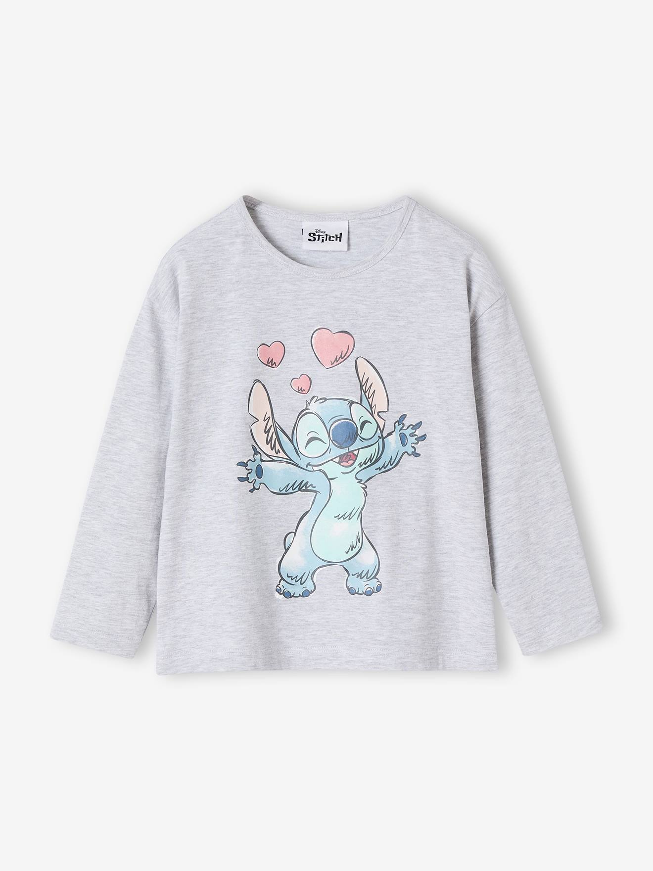 T-shirt met lange mouwen Disney® LILO & STITCH gemêleerd grijs afbeelding