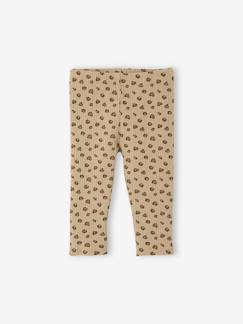 Baby-Bedrukte babylegging in ribgebreide stof