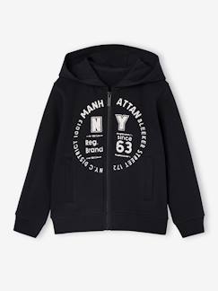 Jongens-Sport collectie- Ritssweater mt capuchon sport BASICS jongens 