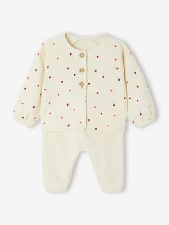 Baby-Babyset-Gewatteerde babypakje vestje + broek