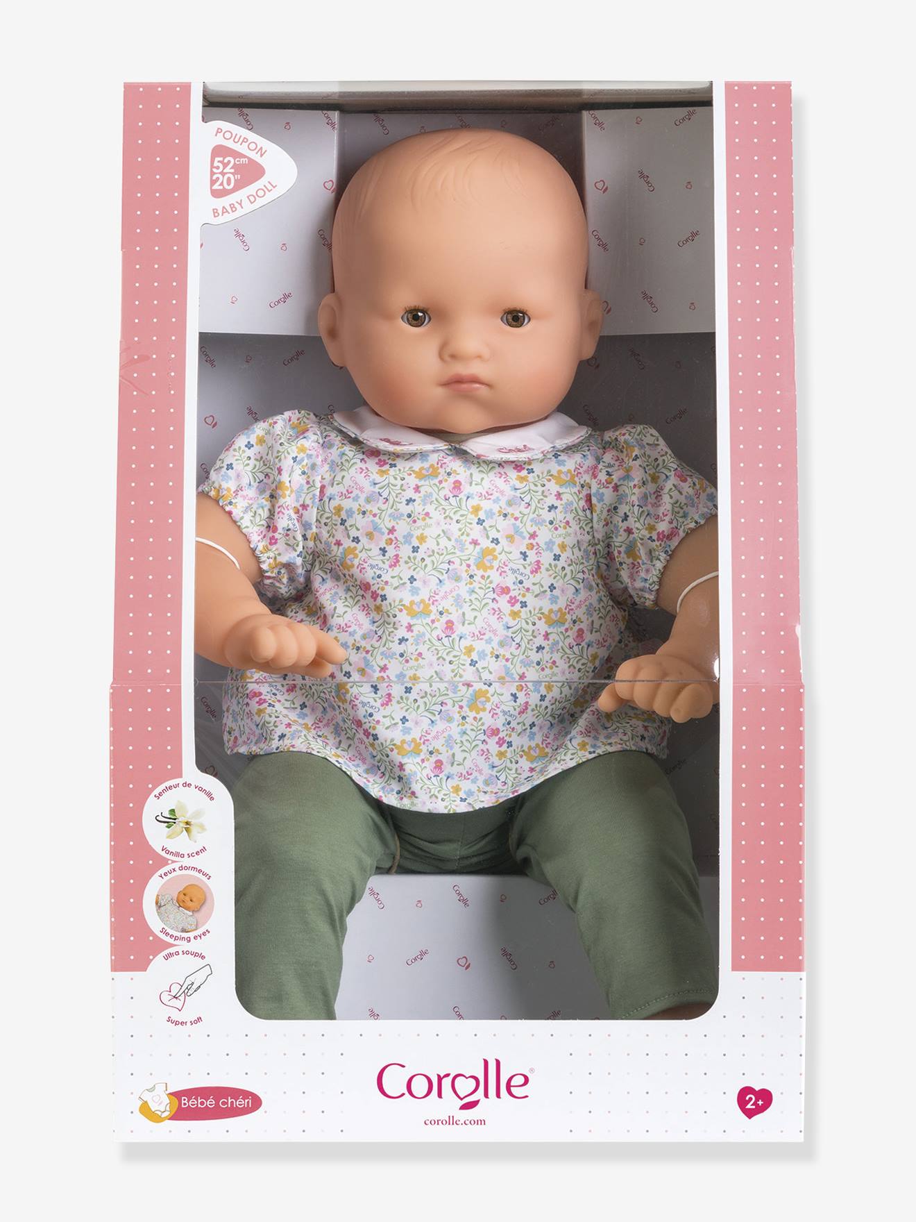 Grote pop Bébé Chéri COROLLE meerkleurig afbeelding
