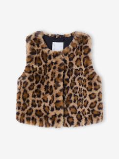 Bodywarmer van imitatiebont meisje  - vertbaudet enfant