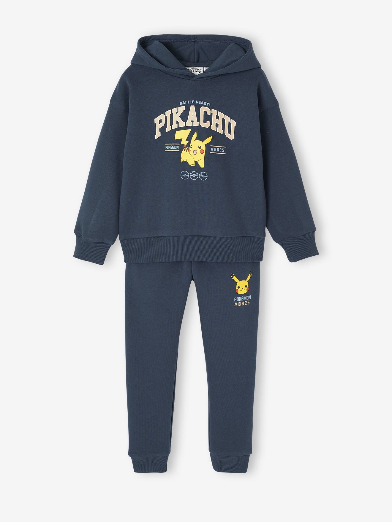 Sportoeve set voor jongens met sweater + broek Pokemon® van molton nachtblauw afbeelding