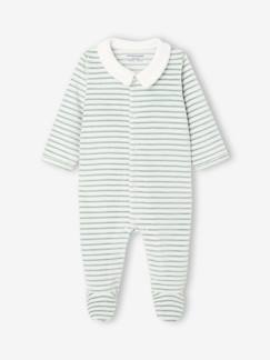 Baby-Pyjama, surpyjama-Personaliseerbaar babyslaappakje voor pasgeborenen in fluweel / velours