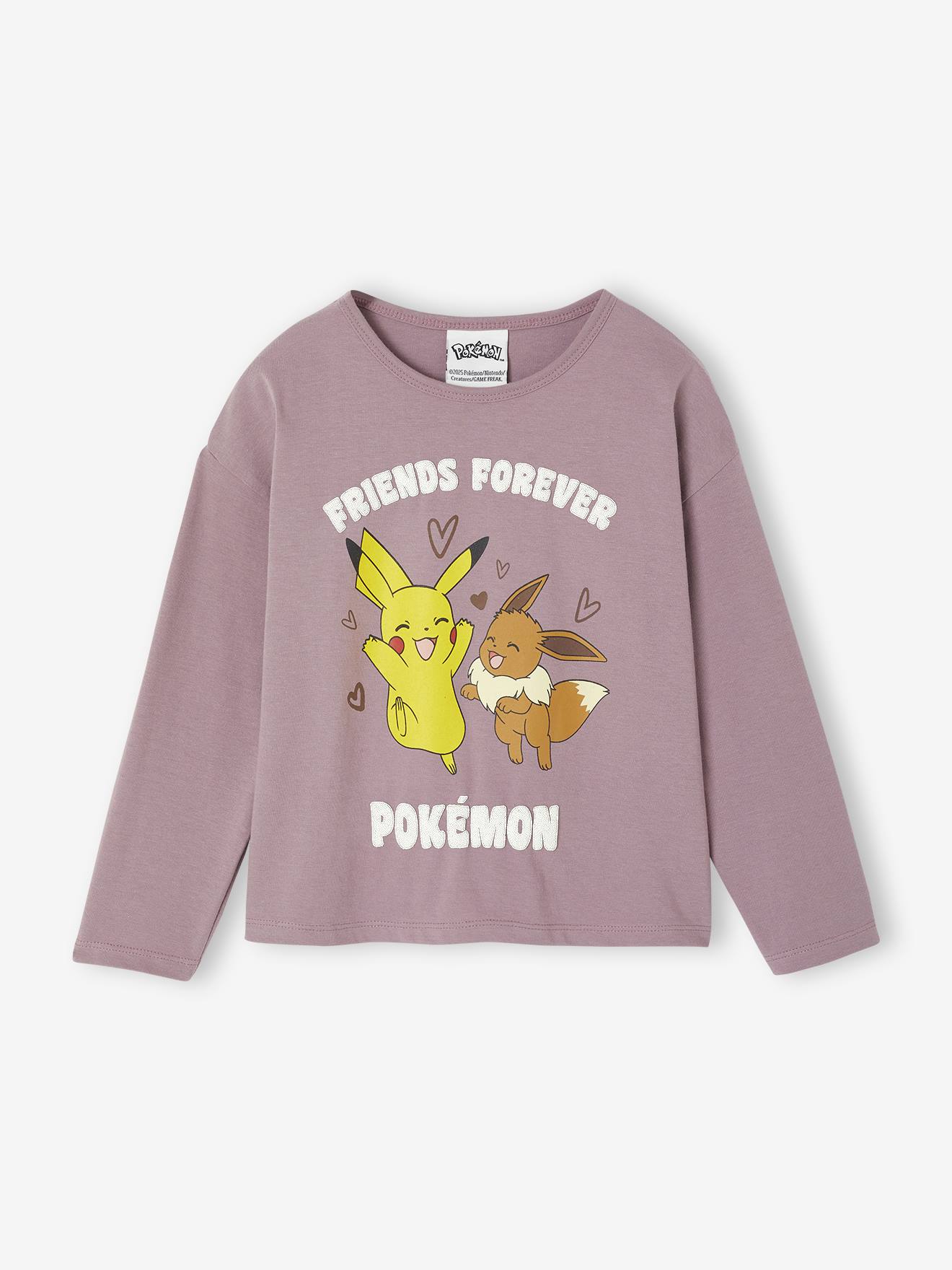 T-shirt met lange mouwen voor meisjes POKEMON® paars afbeelding
