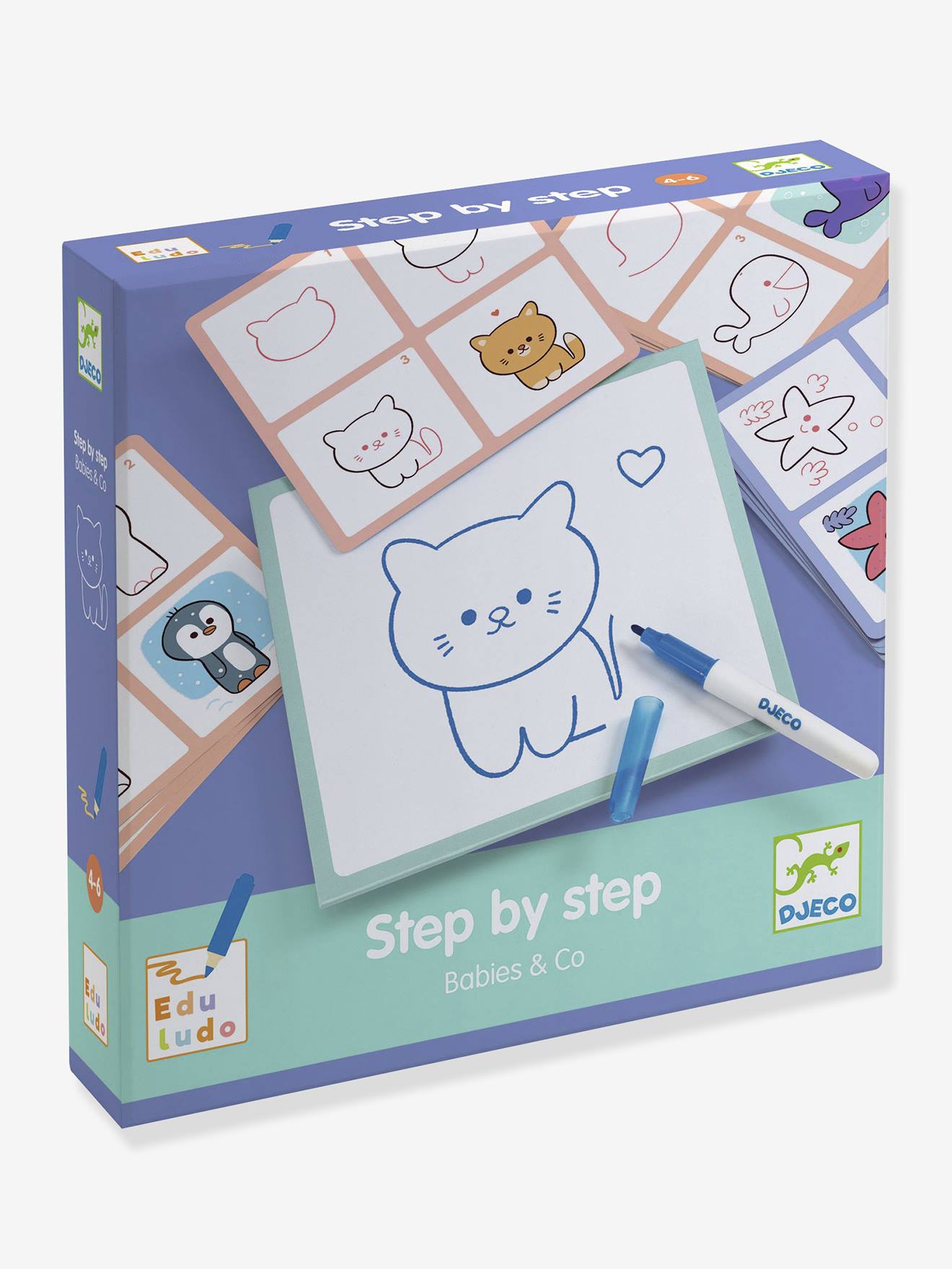 Stap voor stap Baby's & Co DJECO paars afbeelding