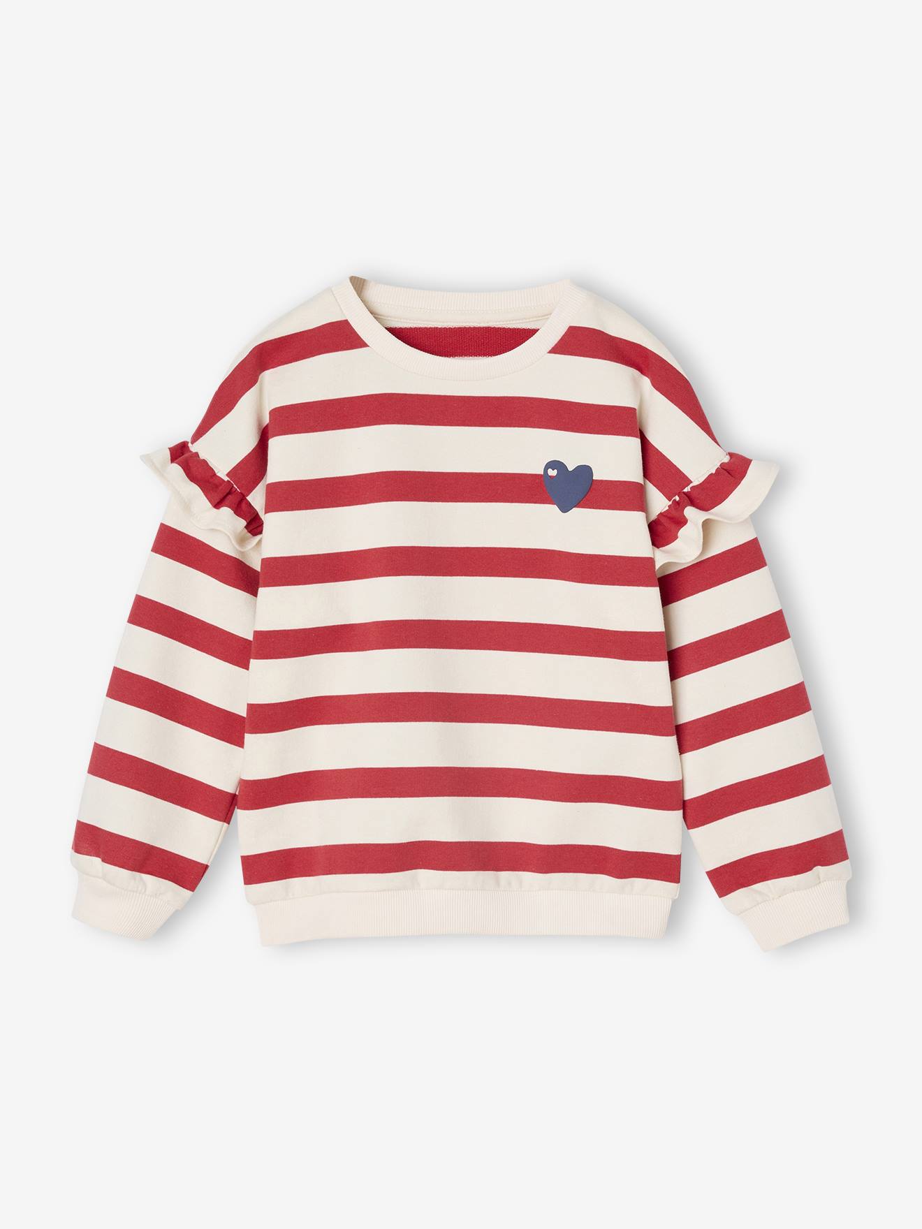Marinetrui met ruches voor meisjes rood afbeelding