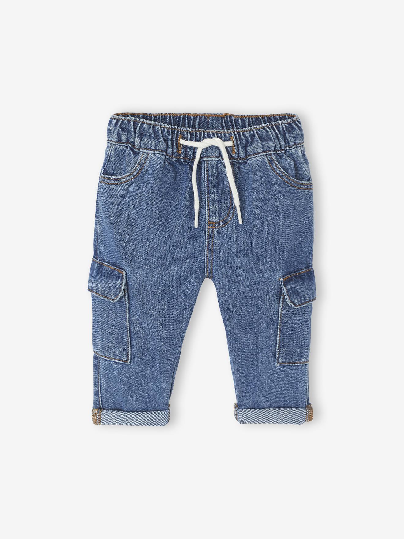 Denim babybroek stone afbeelding