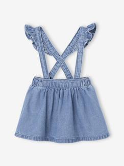 Baby-Denim rok met bretels