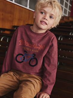 Jongens-T-shirt met lange mouwen met print voor jongens