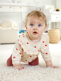 Baby-Set sweater met ruche + legging baby