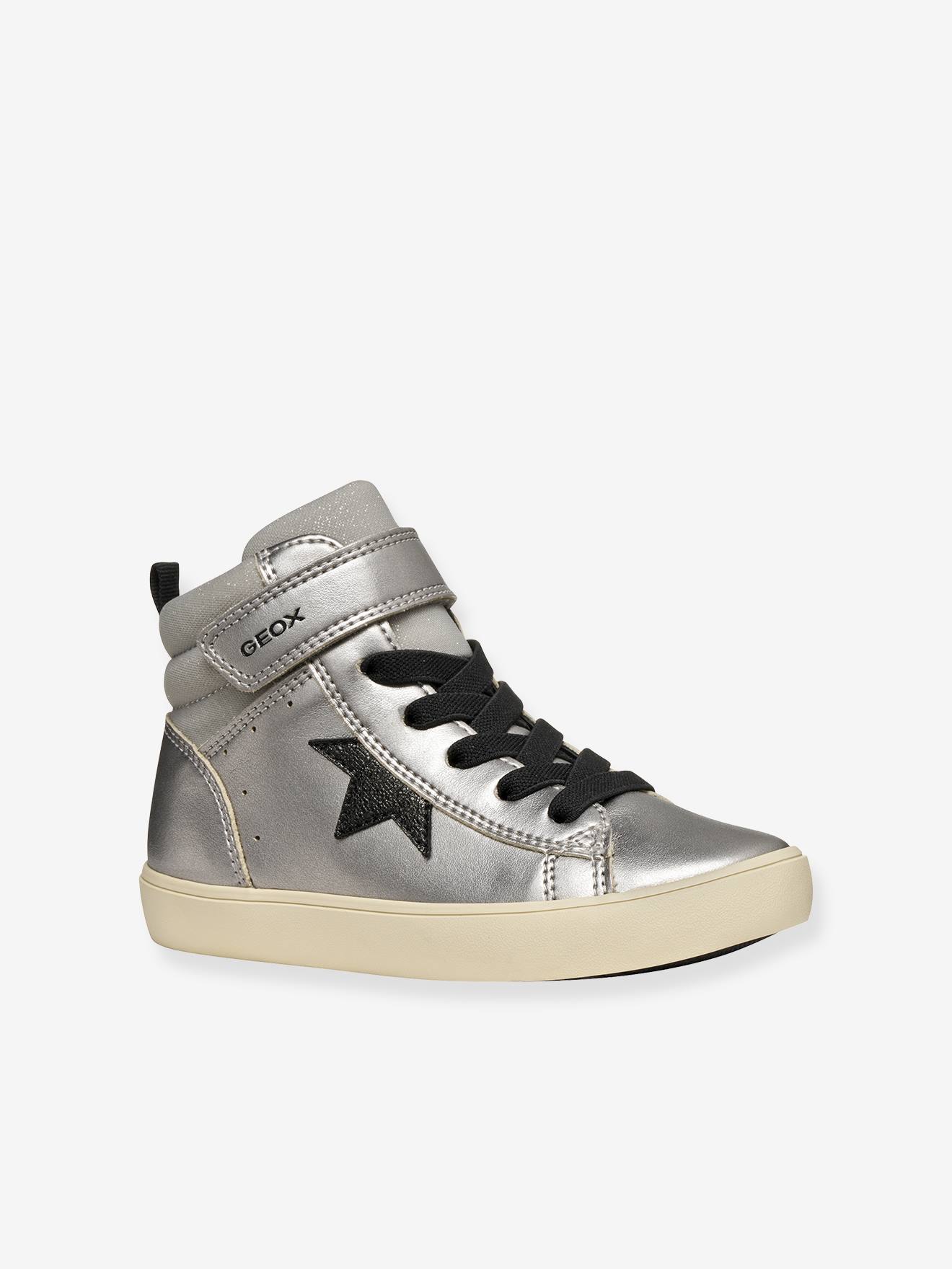 Baskets J564NC0- J GISLI GIRL GEOX zilver afbeelding