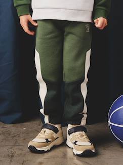 Jongens-Sport collectie-Joggingbroek met colorblock voor jongens