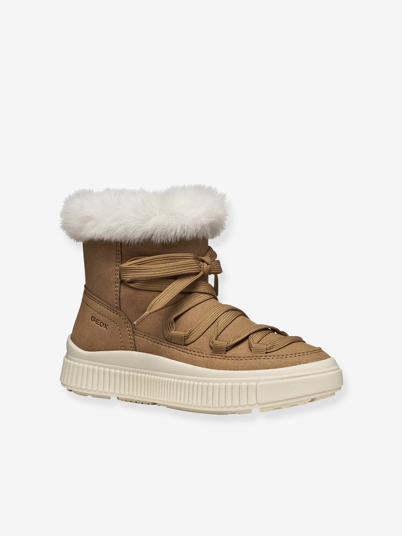 Hoge schonen J56M3D- J LAQUINNY GIRL GEOX bruin afbeelding