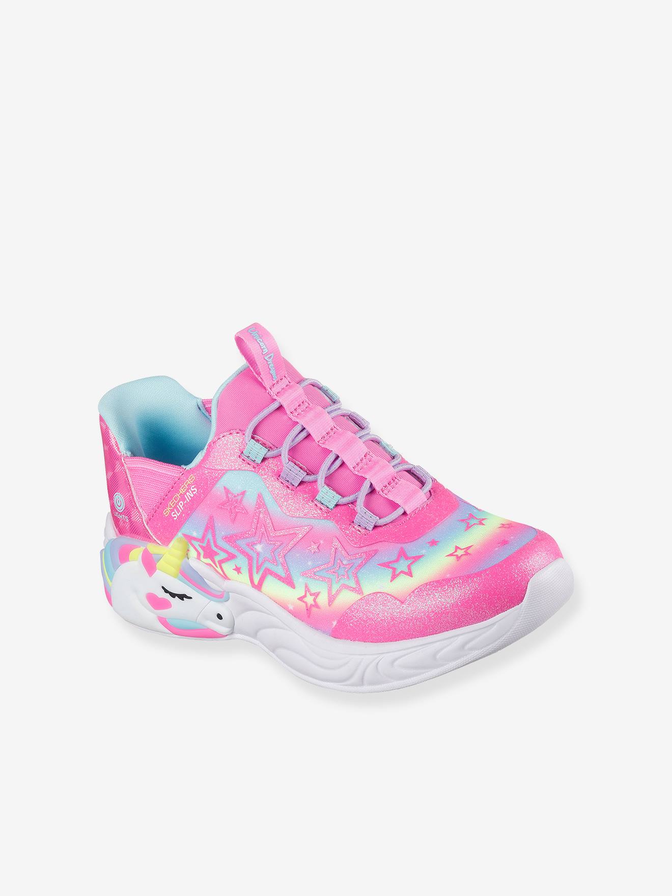 UNICORN DREAMS 302296L SKECHERS baskets rozen afbeelding
