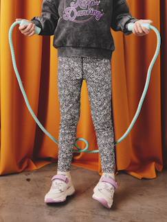 Meisje-Legging-Technische sportlegging met print voor meisjes