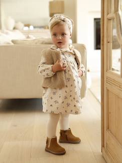 Baby-Babyset-Babyset jurk + vestje + haarband