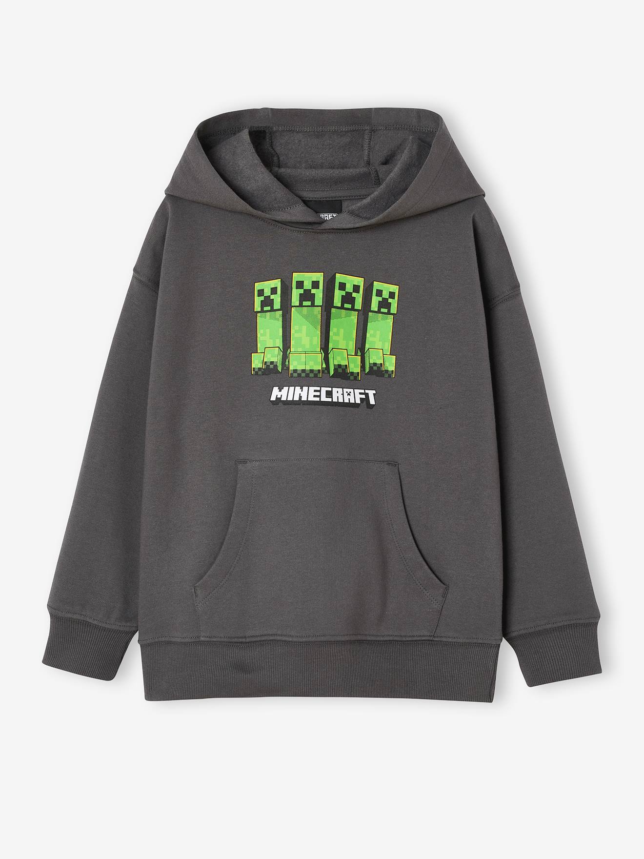 Minecraft Creeper sweater antraciet afbeelding