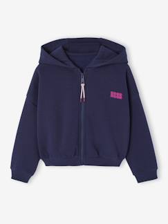Korte meisjessweater met rits  - vertbaudet enfant