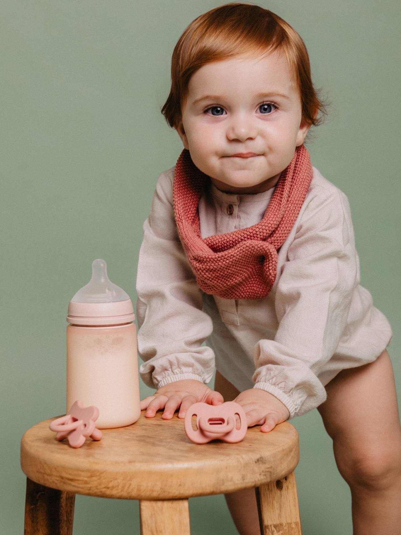 Fopspeen met symmetrische speen SX Pro Colour Essence SUAVINEX lichtroze afbeelding