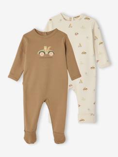 Baby-Pyjama, surpyjama-Set van 2 babyslaappakjes voor pasgeborenen