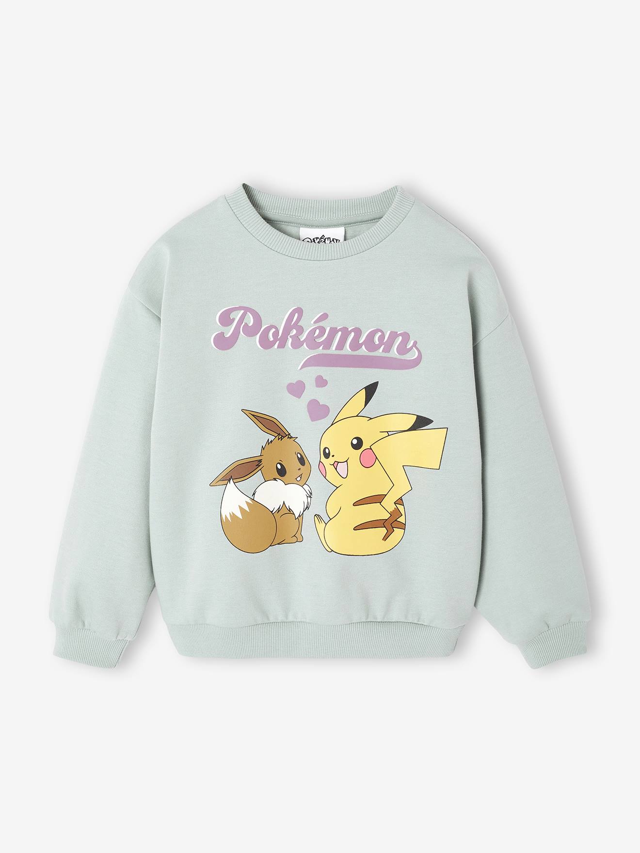 Pokemon® sweater voor meisjes grijsblauw afbeelding